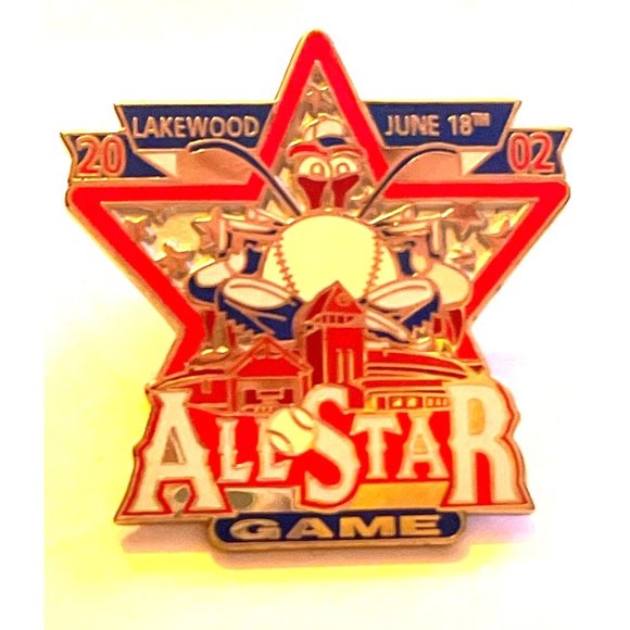 Major League Baseball, 2002 Lakewood All-Star game, Collectible Cloisonné Enamel - Picture 1 of 9